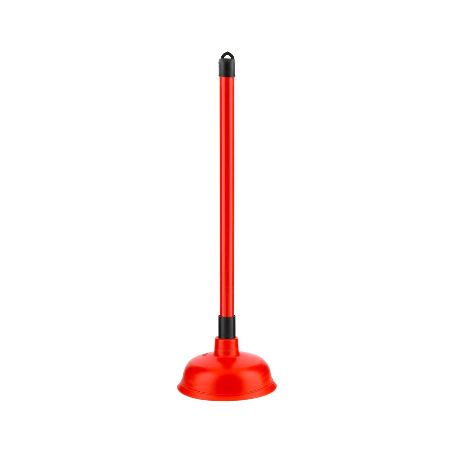 Homeshopa.com Red Homeshopa Large Plunger For Bathroom, 1 Pack Unblocker Kitchen Sink Drain, Clog Remover Pump, Strong Suction Rubber Cup Plumber, Long Handle Unclogging Toilet, Bathtub, Shower, Multipurpose Uses