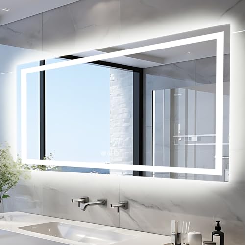 EchosLife 60"x28" LED Bathroom Mirrors for Wall