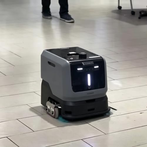 Commercial Cleaning Robot, Industrial Mopping Robot with Anti-Drop & Multi-Sensor Avoidance, Auto Charging & Timed Task for Shopping Mall Indoor Hard Floor Cleaning