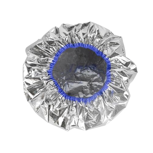 Tapa de aluminio para el cabello – Calentar el cabello, acondicionamiento profundo, tapa de aluminio | Gorras para colorear el cabello | Gorro de ducha con calefacción para mujer | Gorro