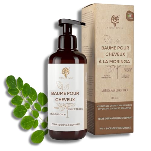 Baume cheveux régénérant RedMoringa nourrissant à l'argan et miel 200ml