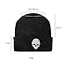 Opreng Soft Hat Skull Beanie Halloween Winter Hat Unisex Fashion Cap Warm and Durable (White)