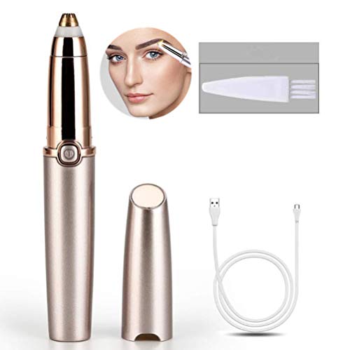 Rechargeable Eyebrow Hair Removal For Women, MMCAT Painless Electric Eyebrow Trimmer Epilator, Ladies