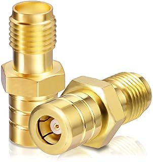 Bingfu DAB Aerial SMA Adapter Female to SMB Male Antenna Connector Converter 2pcs for Radio Kenwood Pioneer TechniSat Alpine Sony