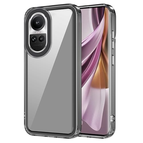 Image of amazon basics Back Case Cover for Oppo Reno 10 5G (TPU + PC Translucent Black)