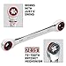 Powerbuilt E10/E12 Ratcheting Double Box-End E-Torx E-Star Wrench, 72-Tooth Ratcheting Wrench with 5-Degree Swing for Tight Spaces - 641760
