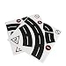 Ruban routier DIY Signe de la circulation Modèle auto adhésif noir Track Train Sticker Sticker Ruban de rouleau pour voiture Jouets Utilitaire pour enfants