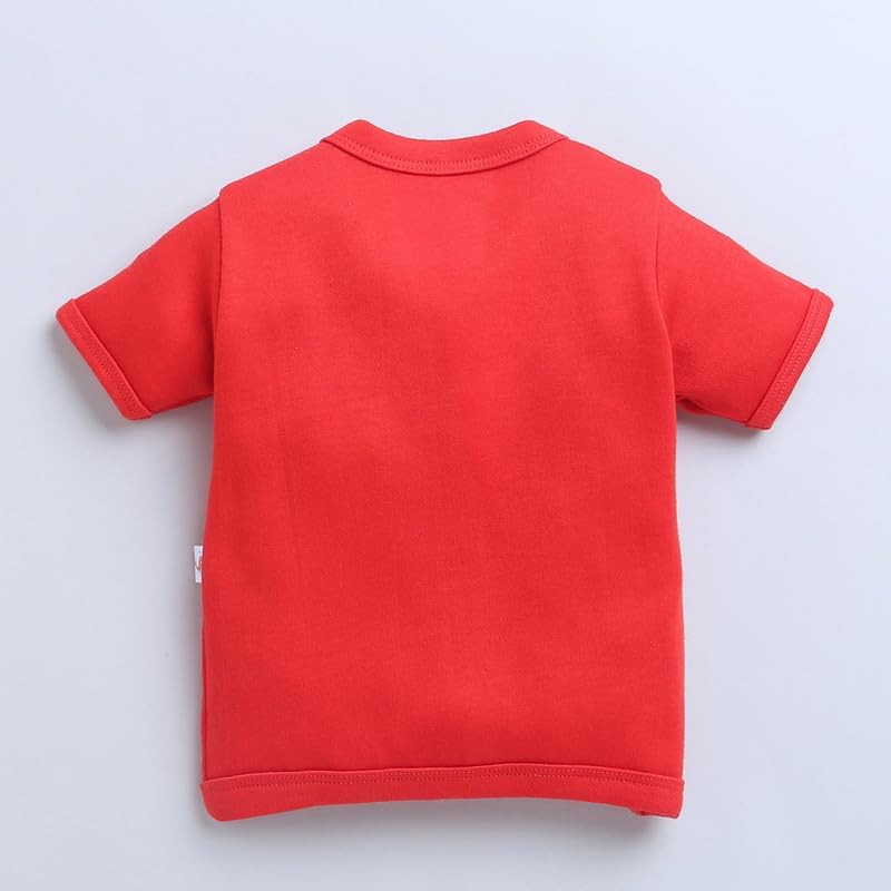 BUMZEE Boys Cotton Regular Half Sleeve Jabbed 3 Pack Age (Peb9011)