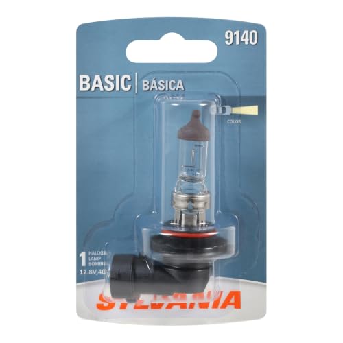 SYLVANIA 9140 Basic Halogen Fog Light Automotive Bulb, 1 Bulb