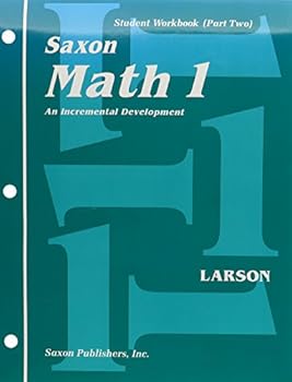 Paperback Saxon Math 1: An Incremental Development : Student Workbook (Part Two) Book