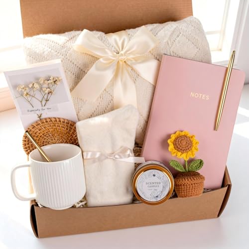 Image of Birthday Gift for Women Friendship, Gifts for Women Birthday Unique Self Care, Gifts Basket for Best Friend, Sister, Mom, Teen Girls, Wife, Girlfriend, Coworker