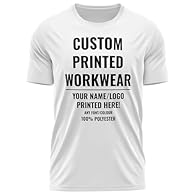 Wicks sweat away from the skin Quick drying properties UPF 30+ UV protection Add your company logo or text to create professional branded teamwear?this custom work t shirt mens range is perfect for promotional events, business uniforms, or team ident...