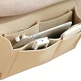 Facile à Utiliser: Placez Vide poche lit fermement sous le matelas ou accrochez-le simplement à la barrière de lit pour terminer l'installation, placez confortablement l'organisateur de sacs de nuit dans le lit, le canapé, le bureau et tout autre endroit équipé d'un matelas