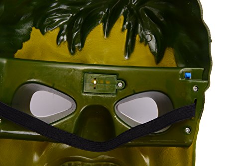 Perth Reindear Comics Costume Superhero Led Light Eye Mask (Hulk) #TOP3