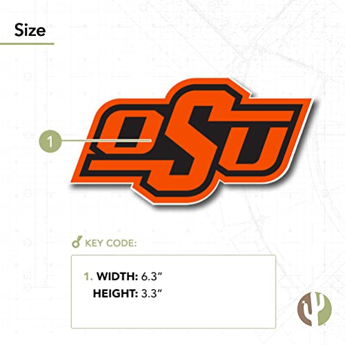 Autocollant Oklahoma State University vinyle pc portable scrapbooking voiture - 4