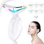 Facial and Neck Massager - SIQUER 7 in 1 Face Sculpting Tool, Multifunctional Face Lift Device for Lifting, Double Chin and Skin Care, White