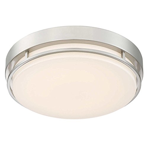 Altair Lighting LED 14-Inch Flush mount Decorative Light Fixture, 21W (120w Equivalent), 3000K, Brushed Nickel Finish - AL-3151 by Altair Lighting