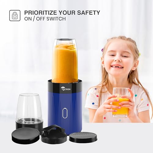 Image of Ultron nutri Blender Juicer Mixer Grinders Vita Blend 500W 2J 2 Years Warranty For Smoothie | Juicing | Blending | Mixing (Blue1)