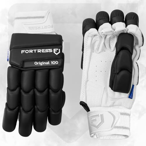 Vermont Fortress Original 100 Cricket Set – Complete Cricket Kit with Batting Pads, Gloves, Abdo Guard & XL Wheelie Bag – Youth to Adult Sizes (Right Handed, Black, Adult) - Thumbnail 3