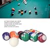 25mm Mini Pool Ball Set - 16 Pcs American Billiard Balls, Resin Table Balls Accessories