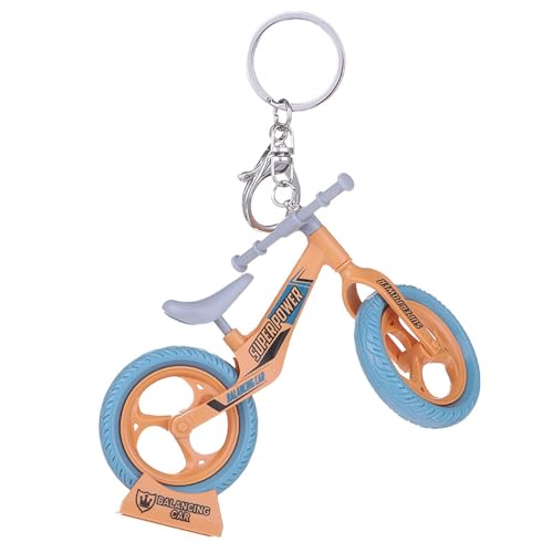 Keychain, Bicycle Model Ornament, Cute Pendant, Creative Gift For Cycling Enthusiasts (orange)
