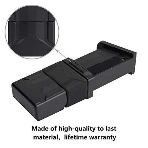 Forcenter Universal Magazine Holder 1911 Magazine Holster Pistol Mag Pouch For Belt Tactical Mag Holster, Single Or Double Stack Magazine Pouches Fits Glock 19 43 17 Sig 1911 S&W M&P #TOP3
