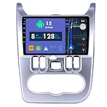 RoverOne 8G+128G CarPlay Stereo for Renault Logan 1 Sandero 2009-2015 for Dacia Duster 2010-2017 with Android Auto Radio GPS Navi Bluetooth RDS WiFi Head Unit Multimedia Player