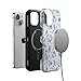 Casely iPhone 15 Case | Hop & Bloom | Bunny Toile | Bold Protective Design | MagSafe Compatible Design