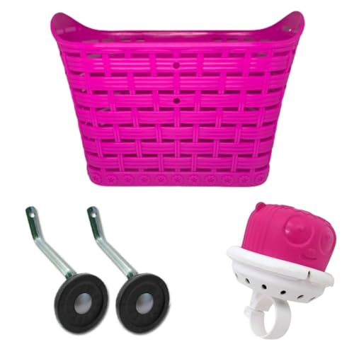 Acessórios Infantil Bicicleta Menina Cestinha Buzina Rodinha