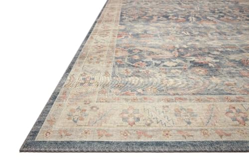 Tapete decorativo Loloi Hathaway Collection Denim/Multi 7'6" x 9'6" miniatura 6