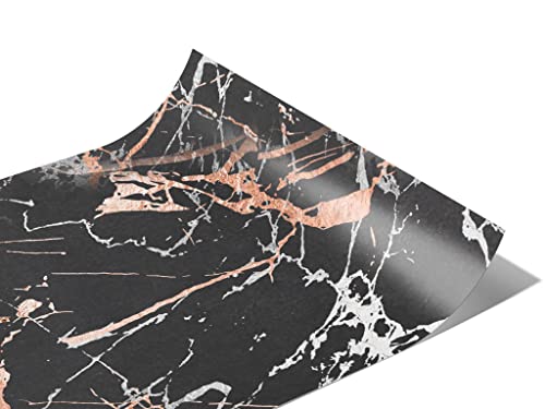 Rwraps Bilbao Gray Marble Gloss Vinyl Film Wrap 59In X 1Ft W/Application Card Vinyl Vehicle Car Film Sheet Roll #TOP24