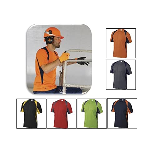 Delta Plus - T-shirt 100% Polyester Verde-grigio Taglia L - 3