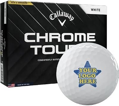 2024 Callaway Golf Chrome Tour X Custom Logo Golf Balls