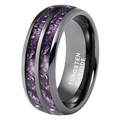 8mm Gunmetal Tungsten