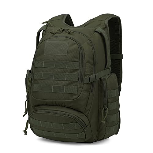Mardingtop 25L Tactical Backpacks Molle Hiking daypacks for Camping Hiking Military Traveling Motorcycle Army Green