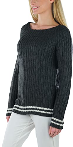 Image of ToBeInStyle Women's Classic Long Sleeve V-Neck Pullover Sweater