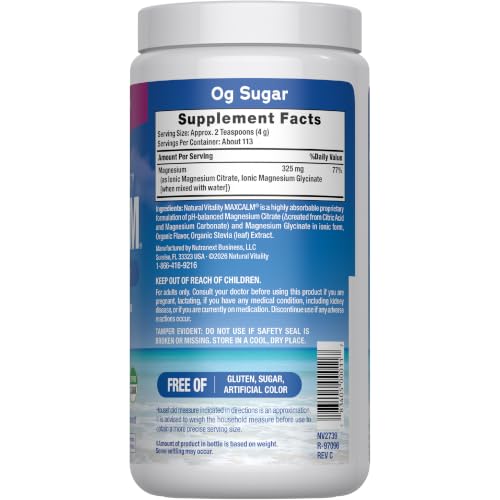 Natural Vitality Calm Magnesium Powder