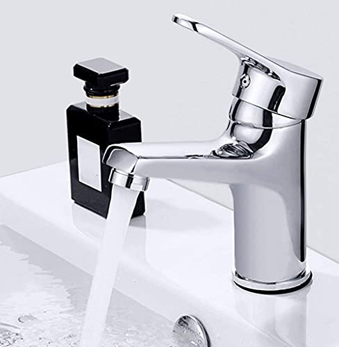 Robinet de salle de bains mitigeur eau chaude et froide avec poignée unique économie d'énergie