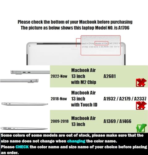 Carcasa MacBook Air 13 antiarañazos con funda de teclado 2