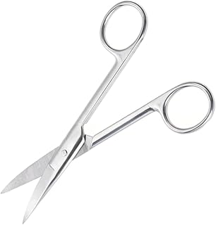 Tijeras de maquillaje de acero inoxidable de ...