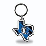 Rico Industries NBA Basketball Dallas Mavericks State Shape Keychain