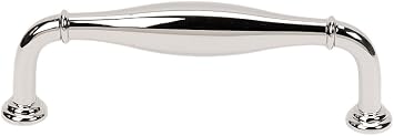 Alno A726-3-PN Traditional Charlies Collection Pulls, Polished Nickel