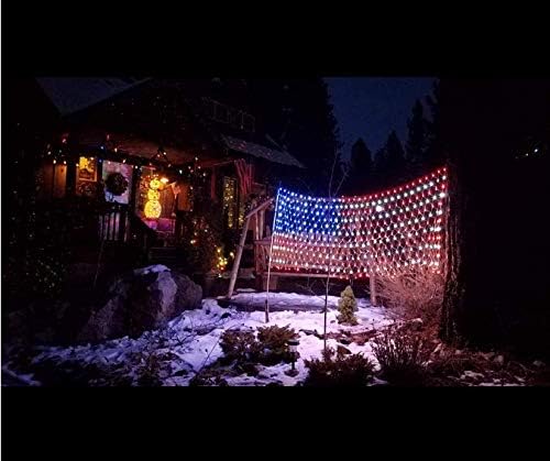 Luces de bandera americana LED 420 super brillantes impermeables miniatura 6