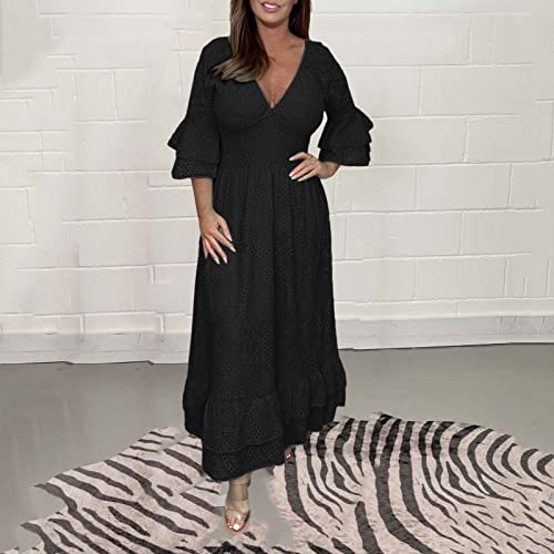 Robe ample confortable pour silhouette sublimée et taille brodée - 3