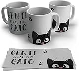 Caneca Porcelana - Gente Legal Tem Gato
