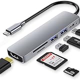 Diseño 6 en 1 y expansión masiva: 2 puertos USB estándar con velocidad de transferencia de 5 Gbps que garantizan una sincronización y un intercambio de archivos rápidos, 1 puerto HDMI con salida de video 4K/30 Hz nítida que transfiere medios en segundos con efecto 3D, 2 ranuras para tarjetas SD (una Micro SD ) para una versatilidad de almacenamiento de datos superior y 1 hasta 100 W de suministro de energía tipo c: todas las posibilidades en un solo concentrador.