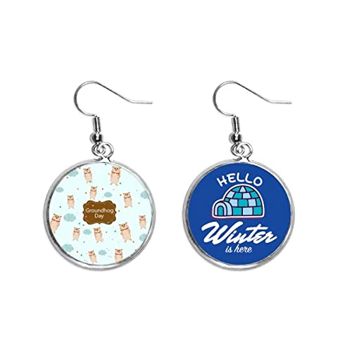 Joyería del pendiente del hielo de invierno para lucir en festivales de Canada y US