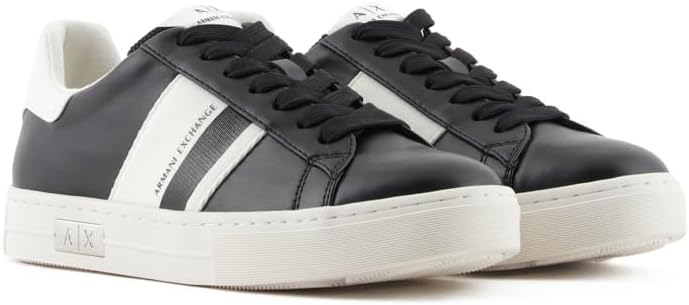 Emporio Armani Damen Mina Cup Sole, Back Tab with Logo and Metal Logo Detail On SideSneaker