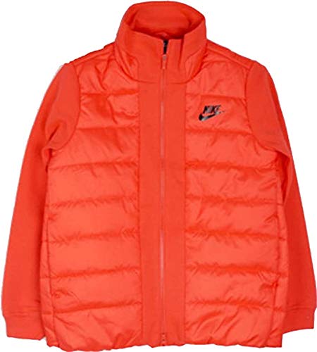 ナイキ NIKE フルジップ ダウン トレーナー レディース XL(身長165-170cm) ハイブリッドパデッドジャケット 国内正規品 942172 レッド