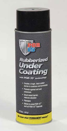 POR15 Rubberized Under Coating, protection, black coating, insulater 502ml spray